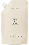Salt &amp Stone Body Wash with Antioxidants for Deep Moisture | For Women &amp Men Sulfate Paraben &amp Dye Free Leaving Skin Soft and Hydrated | Bergamot &amp Hinoki Refill 32 fl oz
