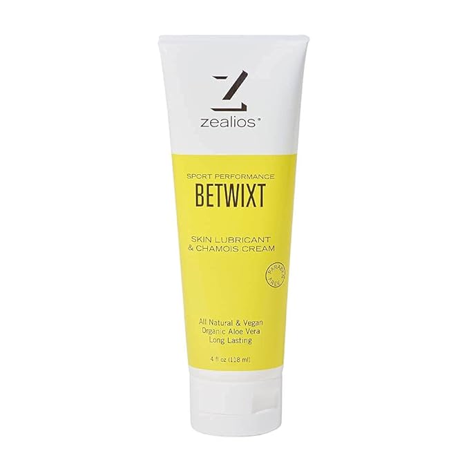 Zealios Skin Hydrating Body Wash (8 Oz) &amp Betwixt Athletic Anti-Chafe Cream (4 Oz) Organic Skin Lubricant Moisturizing Formula