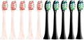 10PCS Replacement Brush Heads Compatible for Philips HX6930 HX6064 Sonic Electric Toothbrush Vacuum Soft Bristle Nozzles(5BlackPink)