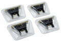 4-Pack Replacement Shaving Blades – Dual-Edge Precision Blades – For Hybrid Electric Trimmers – Easy Click-On Design