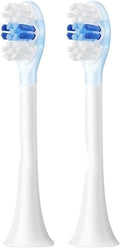 Compatible for Toothbrush Heads Replacement X1 X3 X3U X5 Teeth Brush Bristle Nozzles Accessory(2pcs White)