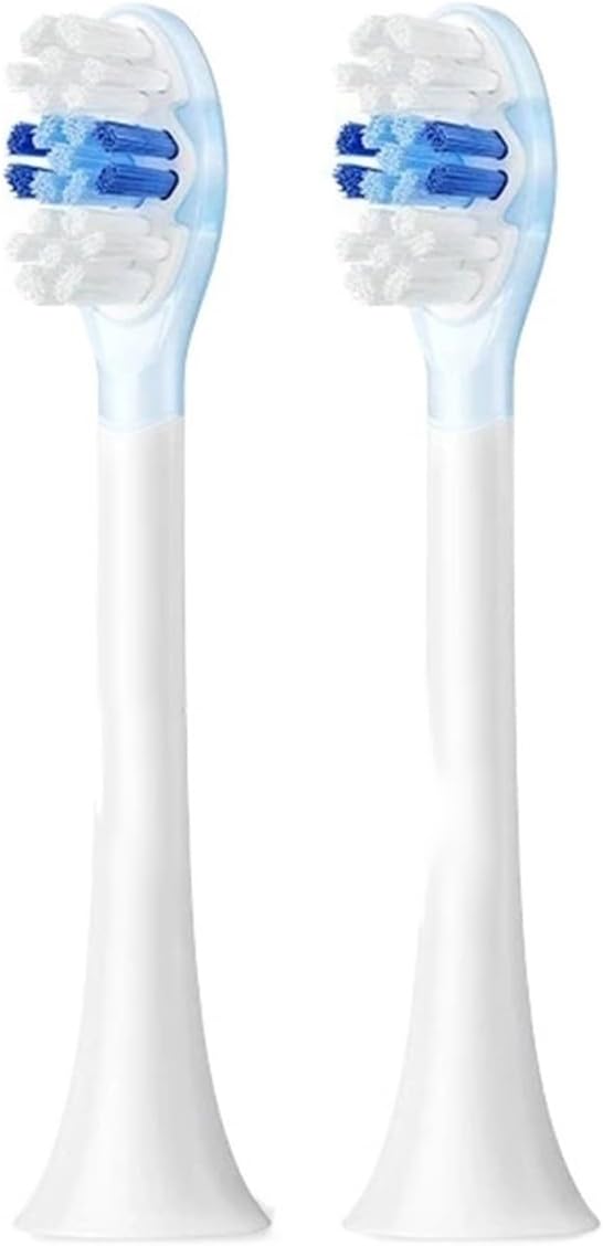 Compatible for Toothbrush Heads Replacement X1 X3 X3U X5 Teeth Brush Bristle Nozzles Accessory(2pcs White)