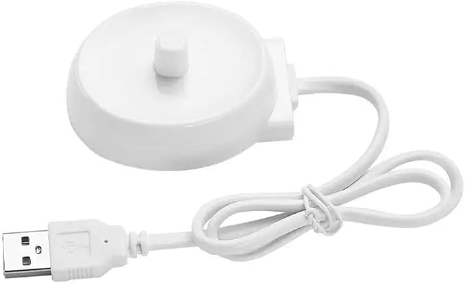 USB Charger Base Fit For Electric Toothbrush Safe Reliable Portable Waterproof Inductive Charging Base For Travel