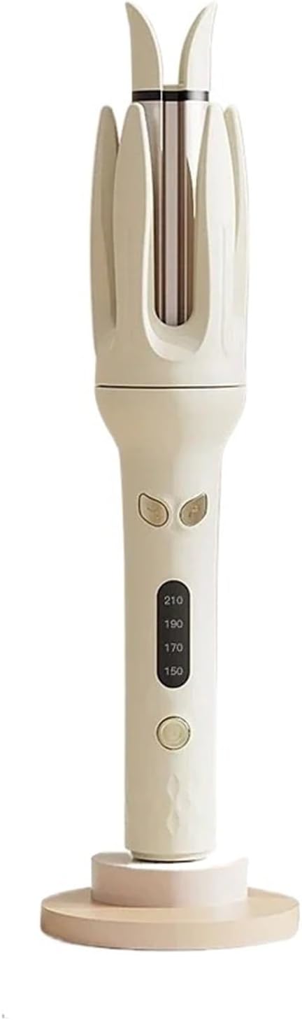 Automatic Negative Ions Hair Curler - 28mm Electric Ceramic Rotating Curling Iron for Beautiful Waves(EAU)