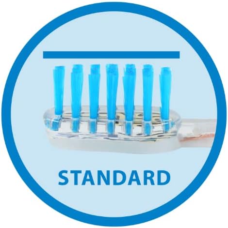 Emmi-dent Platinum 4-Pin Regular Bristle-Head Attachments - Electric Toothbrush Replacement Heads. Cleans with Ultrasound Waves. (Regular 4 Pack)
