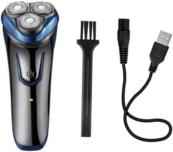 Head Shaver for Men Electric Shaver Bread Trimmer Wet &amp Dry Men's 3D Rotary Razor Painless Shaving Machine