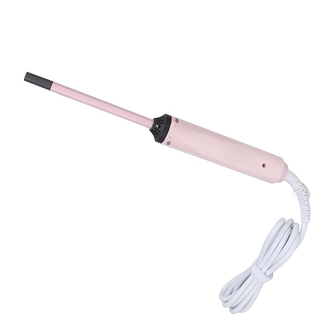 Hair Curler Fine Root 9mm Curling Iron Constant Temperature Curling Wand Iron Conditioning 360° Rotation Hair Waver for Tight Long Lasting Curler Wands for Long Short Hair(US)