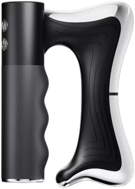 Sculptor Full Body Contour Device with Heat &amp EMS Cellulite Massager Skin Firming &amp Lymphatic Drainage Muscle Relief Better Circulation Electric Fascia Knife for Belly Arm Waist Leg (Blac