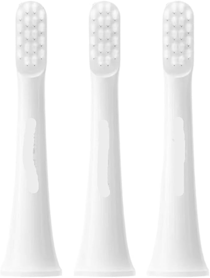 Compatible for Mijia Electric Toothbrush Head T100 T200 T300 T301 T302 T700 Replacement Heads Soft Bristle Brush(3pcs T100 Head)