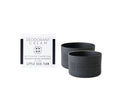 Little Seed Farm All Natural Deodorant Cream Aluminum Free Deodorant for Women or Men 2.4 Ounce - Activated Charcoal + Black Jar Sleeves