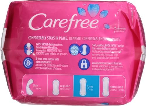 Carefree Body Shape Togo PantilinersUnscented 42 Count Long