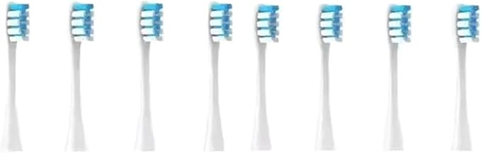 8/12Pcs Soft Vacuum Bristle Toothbrush Heads for Electric Sonic Replacement Brushes(8pcs Blue)