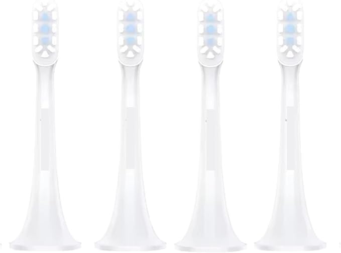 Compatible for 3pcs T300 T500 Sonic Toothbrush Heads Teethbrush Replacement Oral Hygiene Mi Brush Head(White 6PCS)
