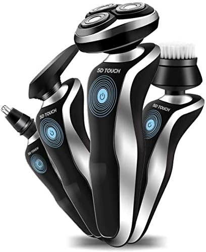 Electric Shavers for MenDry Wet Waterproof Mens Facial Shaver Portable Face Shaver Cordless Travel Fast Charging Waterproof Mens Electric Razor