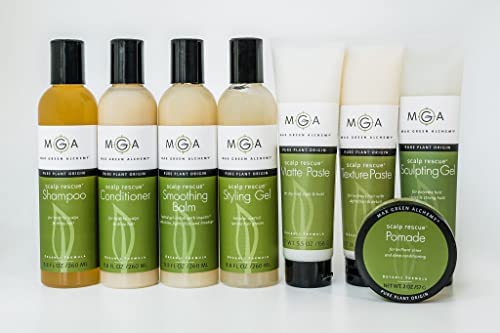 MGA Vegan Shower Gel - Rescue &amp Moisturizing Body Wash for Skin Care | Natural &amp Organic Formula with Essential Oils &amp Skin Friendly pH | Sulfate free Moisturizing Body Wash | 8.8 Fl Oz