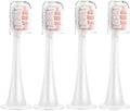 Replacement Brush Heads with Caps Sealed Package Soft for Sonic Electric Toothbrushes(4Pink)