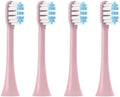 Toothbrushes Head for SOOCAS X3/X3U/X3Pro/V1/X5/X1/D3/D3 Pro Sonic Colorful Toothbrush Soft Bristle Nozzles(4pinkblue)