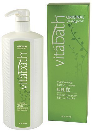 Vitabath Original Spring Green Moisturizing Bath &amp Shower Gelee-32 oz (Quantity of 2)