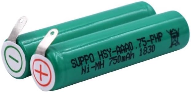 2.4V 750mAh Ni-MH Battery Compatible with Philips shavers S5070/S5078/S5079/S5081/S5082/S5090/S560/S561 Series.