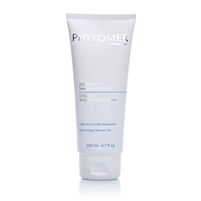 Phytomer Well-Being Moisturizing Shower Gel | Gentle Skin Cleanser &amp Moisturizer | Invigorates Tired Body Skin &amp Muscles | Immediate &amp Lasting Hydration with Relaxing Delicate Scent | 20