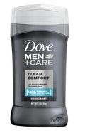 Dove Men + Care Deodorant Stick Clean Comfort 3 oz (Pack of 6)