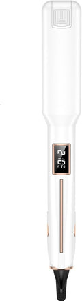 Professional Hair Straighteners Nano Titanium Hair Straightening Flat Iron Lightweight White Adjustable Temperature Settings 160° -230° for All Hair Types