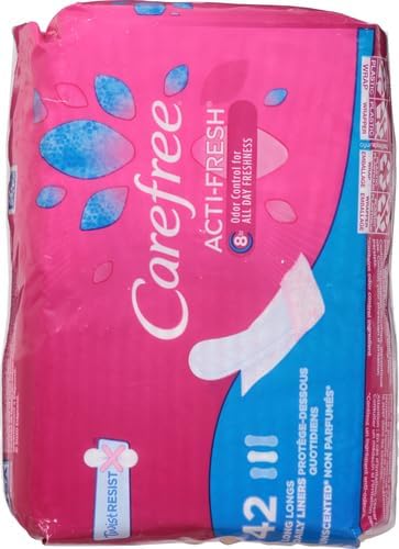Carefree Body Shape Togo PantilinersUnscented 42 Count Long