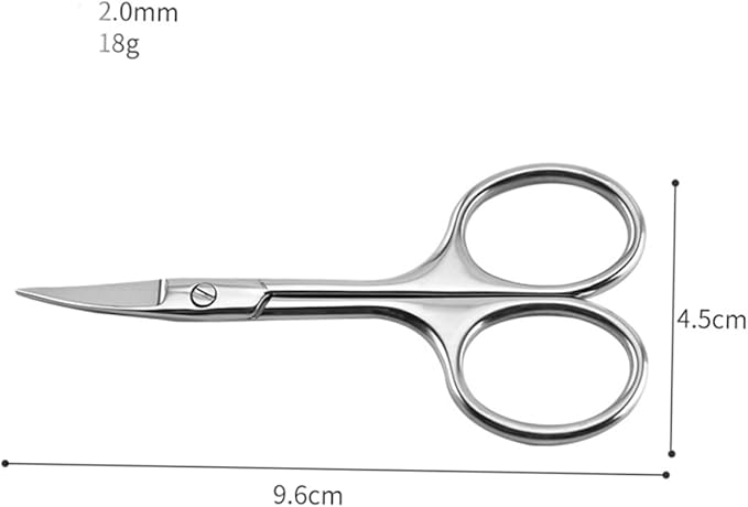 Balacoo Sets Beard Trimming Scissors for Men Mustache Trimmer Scissors Stainless Steel Barber Shop Pcs Random