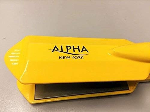Professional Straightener Flat Iron 2 Inches Ultra Thin Titanium Ceramic Coating Plates Adujustable Temperature up to 470℉ by Alpha New York