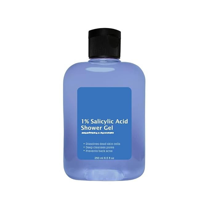 KK Shower Gel | Exfoliating Body Wash To Prevent Body Acne &amp Cleanse Skin Glycolic Acid | For Women &amp Men | 250 ml