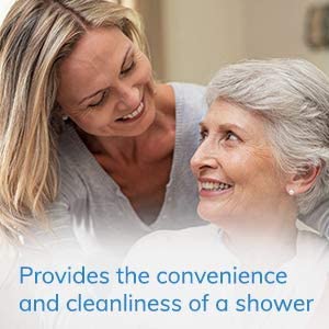No-Rinse Shampoo 16 Oz (1 bottle) Body Wash 8 Oz (2 bottles) – Gentle Convenient &amp Hospital-Approved