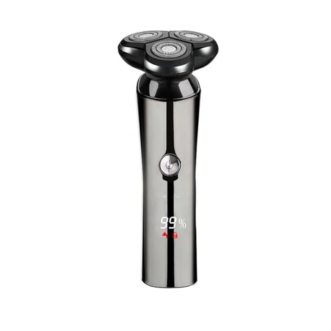 Head Shavers for Bald Men Electric Shaver Men Rechargeable Rotary Floating Razor Beard Hair Trimmer LCD Display Shaving Machine Wet and Dry