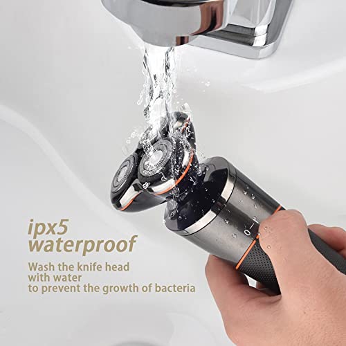 Head Shavers for Bald Men 4in1 IPX5 multifunctional wet dry electric shaver for men facial body rechargeable electric razor hair shaver beard shaving