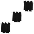 NOLITOY 15pcs Curling Wand Storage Bag Hair Curler Bag Drawstring Closure for Travel Felt for Hair Tools Wall Mount Curling Iron Cover