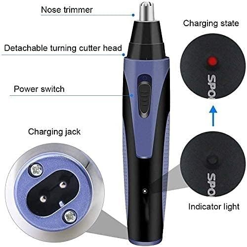 Nose-Hair Trimmer Scissors Waterproof Stainless SteelPortable Nose Trimmer for Men Nose Hair Trimmer for Men Women Rechargeable Nose Hair Trimmer