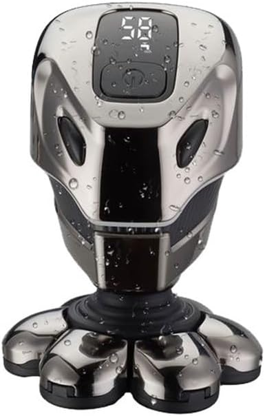 Head Shavers for Bald Men 7 Cutter Head Floating Electric Shaver for Men Bald 7D Independently Electric Razor Waterproof Men Beard Trimmer Machine