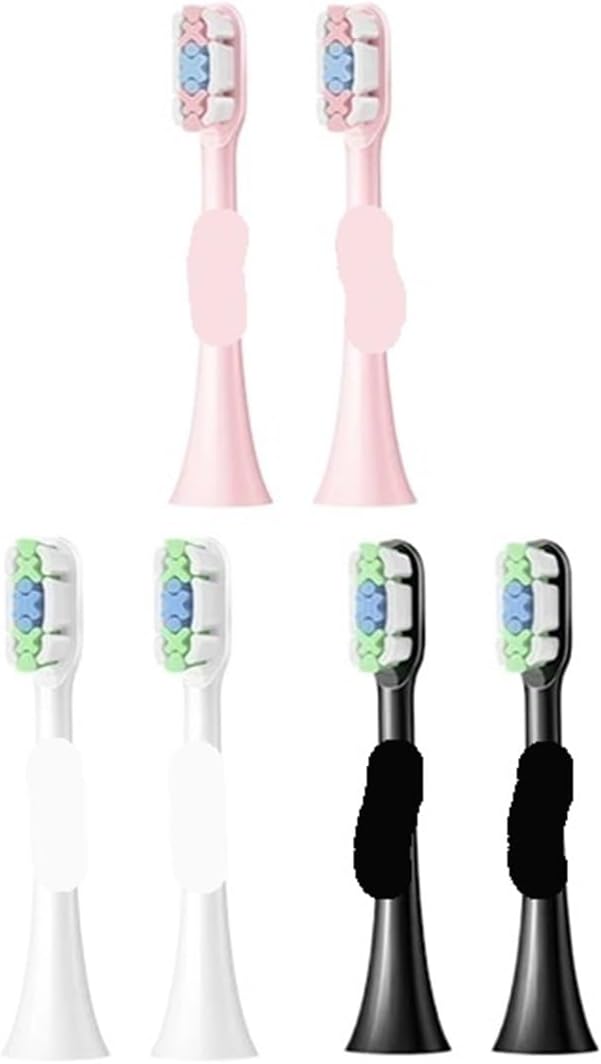 Electric Toothbrush Head Replacement Parts X1 X3 X3U X5 Sonic(Pink 4 pcs)