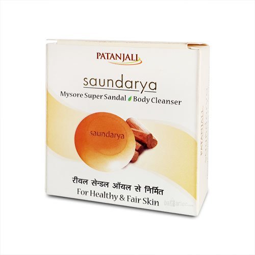 Patanjali Saundarya Sandal Body Cleanser 75g [Pack of 5]