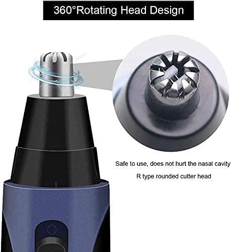 Nose-Hair Trimmer Scissors Waterproof Stainless SteelPortable Nose Trimmer for Men Nose Hair Trimmer for Men Women Rechargeable Nose Hair Trimmer