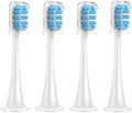 Compatible for Xiaomi Mijia T300/T500/T700 Replacement Brush Heads with Caps Sealed Package Soft(4Blue)