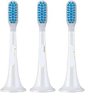 3/6PCS Compatible for Mijia T300 T500 Sonic Electric Toothbrush Head Teethbrush Replacement Heads Acoustic Oral Hygiene Clean(3PCS Sensitive Heads)