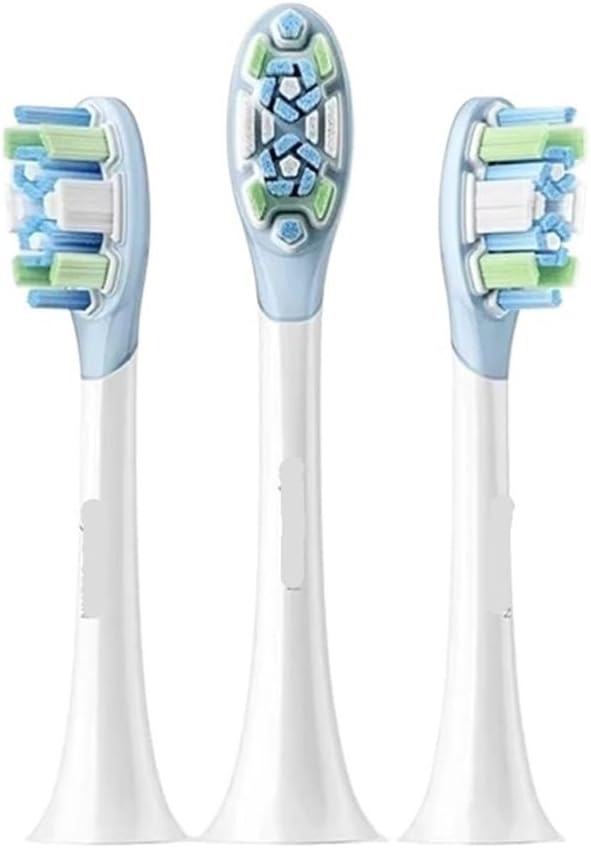 Compatible Replacement Brush Heads Compatible for XIAOMI Mijia Toothbrush MES609/610 Pro 3PCS(Standard 3 pcs)