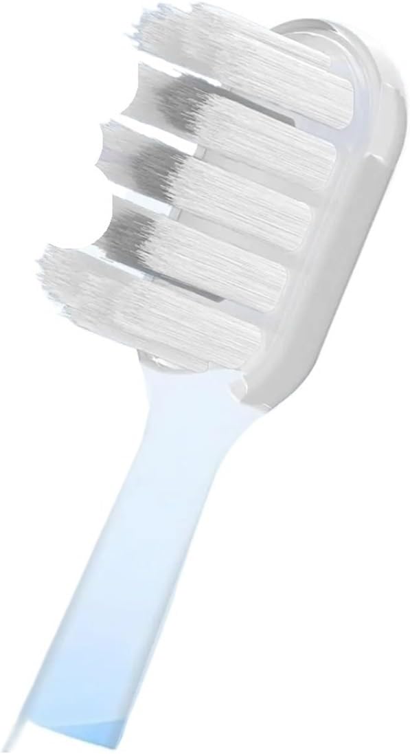 Compatible10 Pcs/Pack Replacement Toothbrush Heads for Laifen Wave Electric for Sensitive Gum Care Transparent