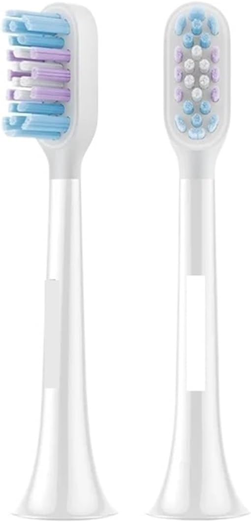 Compatible for Electric Toothbrush Head T501/T501C Full Effect Bright White Clean Caring Replace Teeth Heads 2/4 PCS(2pcs White)