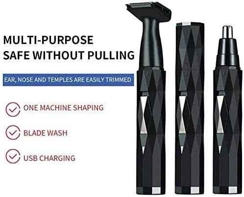 zhanghong Ear Nose Hair TrimmerUSB Rechargeable for Men Women Rechargeable Ear and Eyebrow TrimmerProfessional Waterproof Electric Nose Hair Trimmer