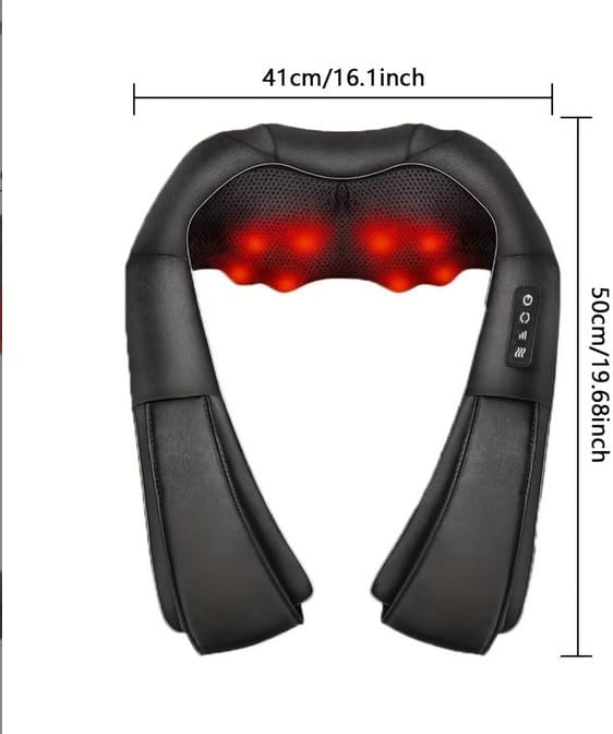 Multi functional massager with three levels of adjustmentShiatsu Neck Back and Shoulder Massager with HeatElectric Deep Tissue 3D Kneading Massage Pillow for Back Calf Legs Full Body Muscle Relax