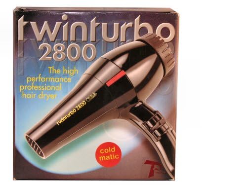 Turbo Power Twinturbo 2800 Coldmatic Hair Dryer Black 1 Count