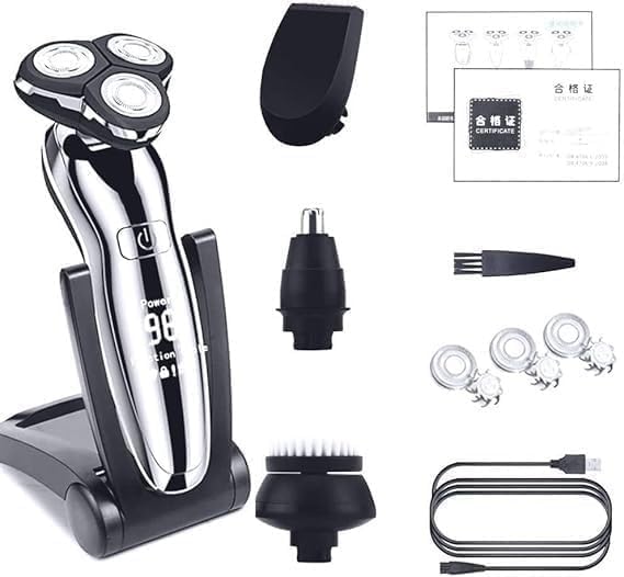 Electric Razor for Men's Men's Electric ShaverElectric Shaver for MenBeard and Mustache TrimmerWashable and USB Charging Shaving Machine