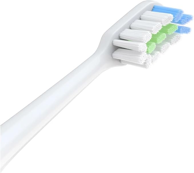 Compatible for SN-P1 Toothbrush Replacement Brush Head(8pcs)(White B)