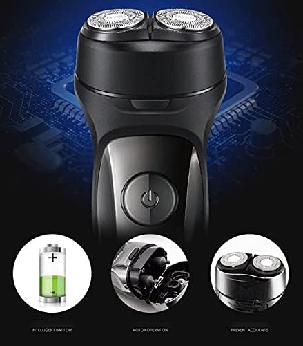Men's Rotary ShaversMen for Electric Shaver Trimmer360 Degree Floating ShavingWet and Dry Rechargeable Mens Rotary Shaver with Pop-up Beard Trimmer